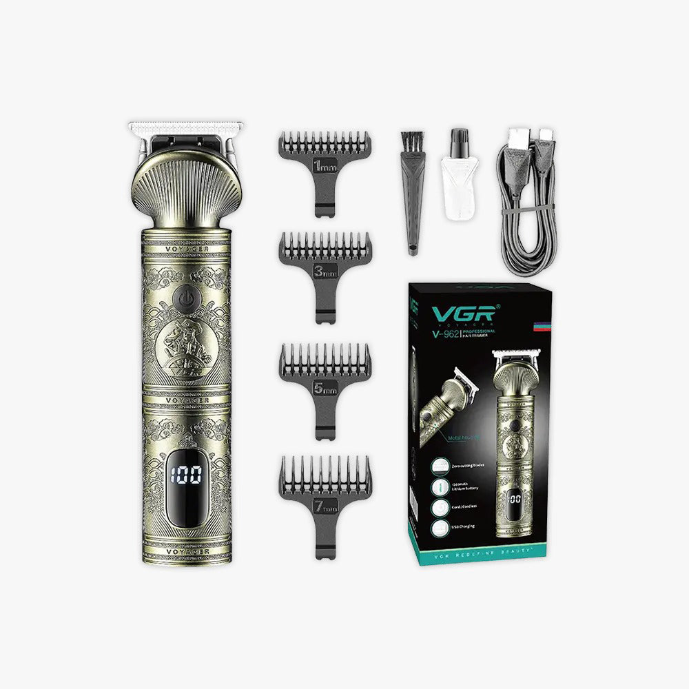 (NET) VGR Hair Shaver Rechargeable Hair Cutting Machine-Hair Shaver And Trimming Beard / V-962