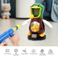 (NET) Hungry Duck Shooting Game with Air Pump Gun