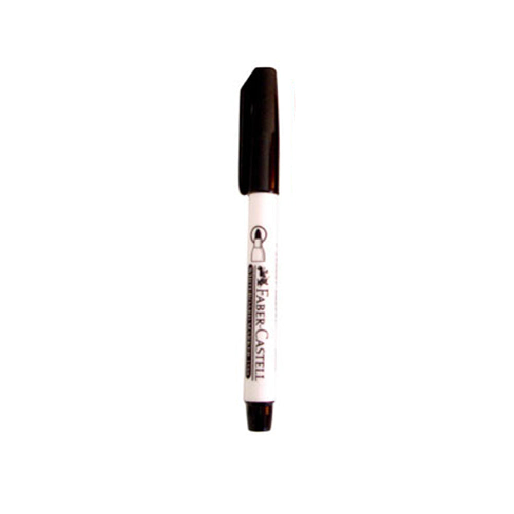 (NET) Faber Castell  Whiteboard marker rnd. M-tip black bx/1