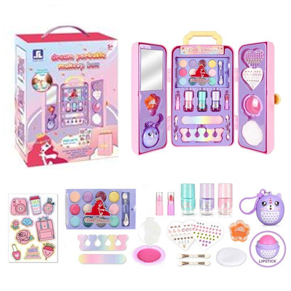 (Net) DIY Makeup Kit - Girls' Beauty Set Pretend Play House Toys