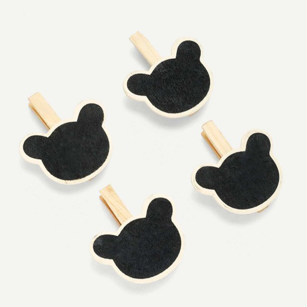 Wood Chalkboard with Blackboard Clip 2 pcs