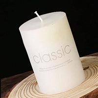 (net) Classic European Candle White Ivory