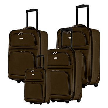 (NET)Travelite luggage suitcase trolley bag with lock set 4 pcs / F-07