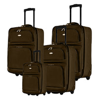 (NET)Travelite luggage suitcase trolley bag with lock set 4 pcs / F-07