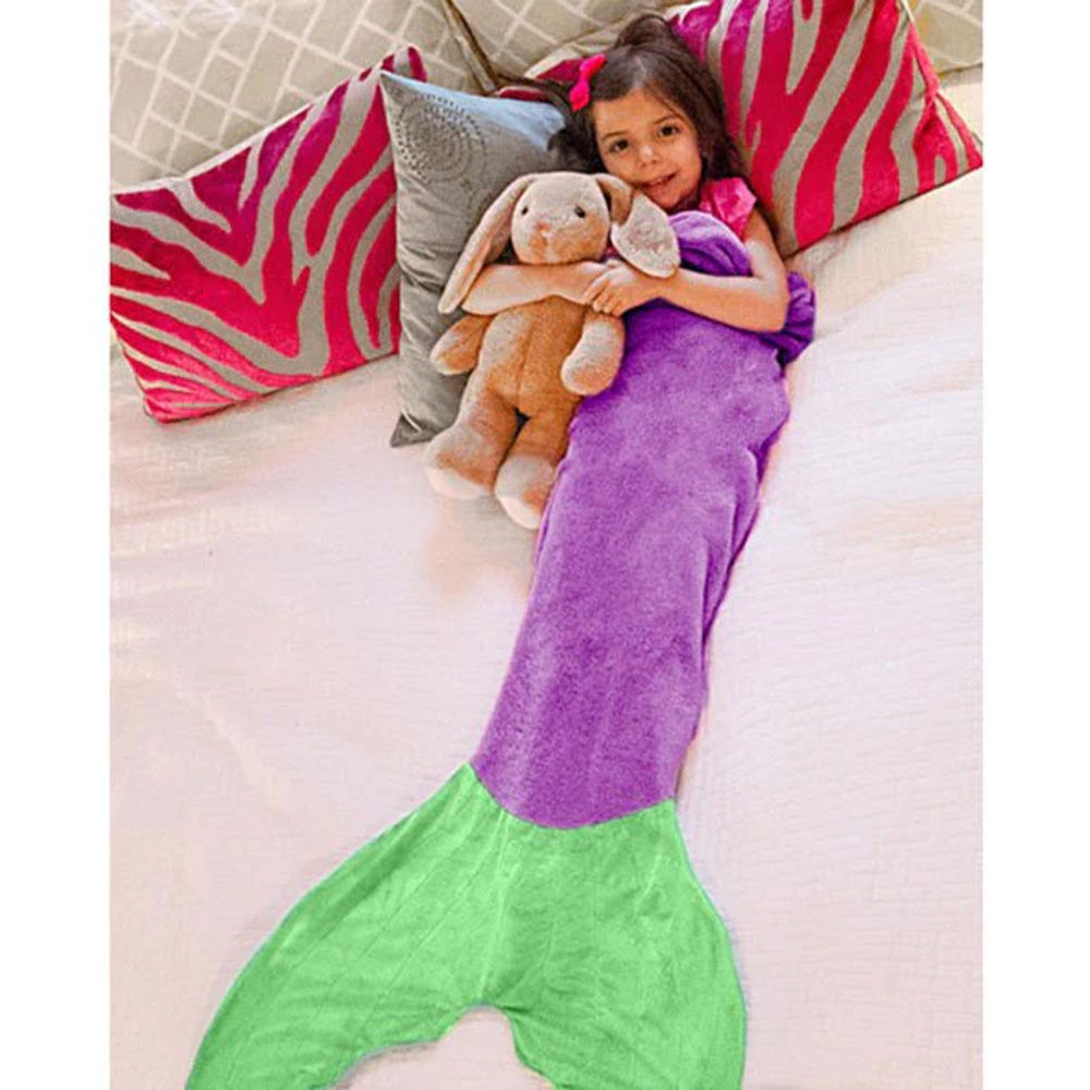 Tails Mermaid Blanket For Kids, Fun Blanket Mermaid / JN-60