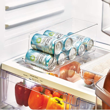 (Net) Kitchen Storage Bin for Refrigerator, Can Dispenser, Cabinet, Makeup Container