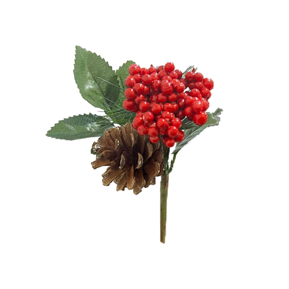 Christmas Mini Decoration Plant 15cm For Christmas Tree / XY12-761 / 51491