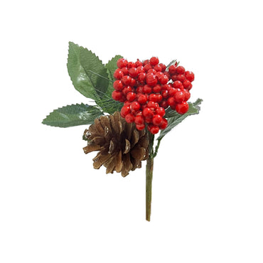 Christmas Mini Decoration Plant 15cm For Christmas Tree / XY12-761 / 51491