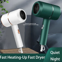 Hair Dryer Portable Household Electric Heating and Cooling Air Appliances Thermostic High Power Fast Dry Quiet High Quality