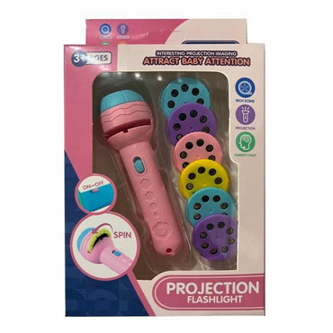 Kids Projection Flashlight With Image Discs