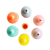 6 Color Macaron Shape Highlighter Pens