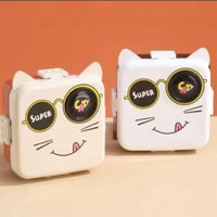Compartment Cat Lunch Box