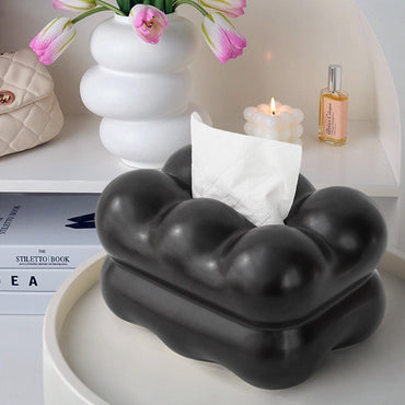 (NET) Nordic Style Cute Room Decor Ceramic Napkin Shape Tissue Box