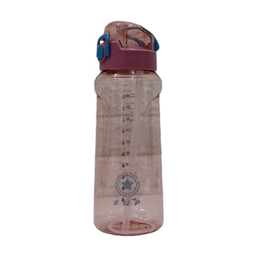 Plastic Water Bottle With Straw 1000 ML