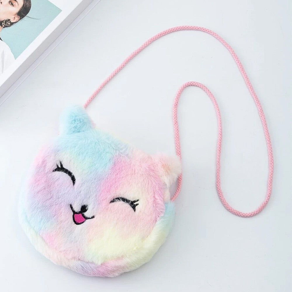 Cat Fluffy Kindergarten Crossbody Bag