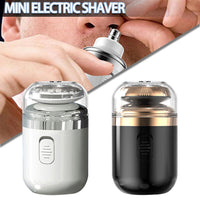 (net) 2 in 1 Men Mini Electric Shaver Painless Wet Dry Double Use Man Washable Men's Pocket Size Trimmers Portable Razor For Beard / 135563
