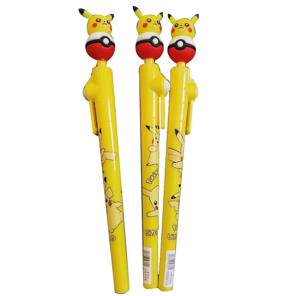 Cartoon Spinning Gel Pen - 0.5 mm - Pikachu