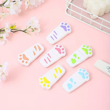 4 pcs Creative Cat Claw Highlighter Pens