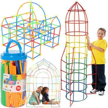 Set of straws for playing Malplay 300 pieces