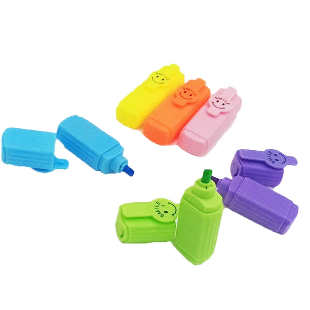 6PCS Creative Cartoon Shape Highlighter Pen Set / FL-8232