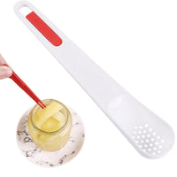 (net) 2-in-1 Portable Small Slotted Spoon & Fork