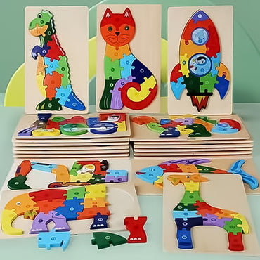 Wooden Jigsaw Puzzles Board
