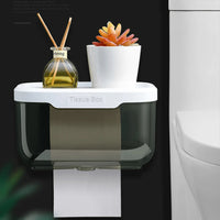 Wall Mount Bathroom Tissue Storage Box