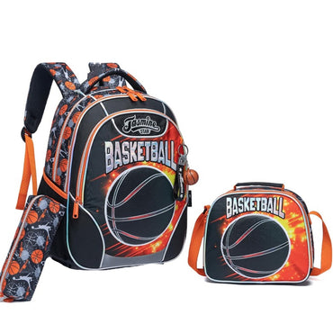 (NET) Basketball Backpack Set Of 3 Pcs