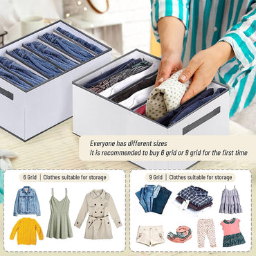 (net) Clothes Organizer 5 Divisions With Handle
