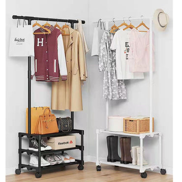 (Net) Single Pole Shoe and Hat Rack 3 Layers Easy To Assemble Coat Rack Shelf Shoe Racks With Shoe Storage Bench Sundry Goods Shelves / 8603 / 850075