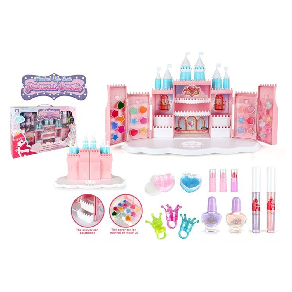 (Net) Children's Pretend Play Makeup Set - Beauty Table Toys for Girls