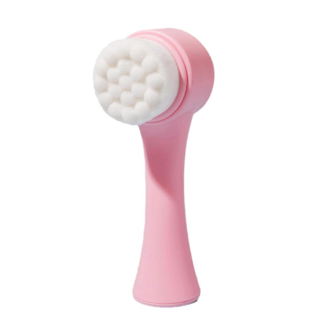 (NET) Double side Manual Facial Cleansing Brush