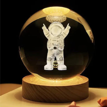 Spaceman Crystal Ball With Light