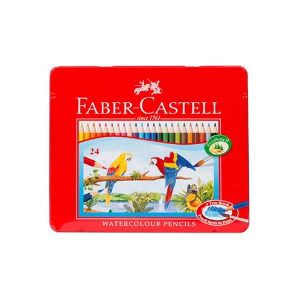 (NET) Faber Castell Color Pencils  Cart bx  Aqua.   24cl
