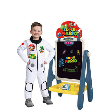 Children's magnetic drawing board magnetic writing board colourful doodling home erasable stand type drawing - Super Mario