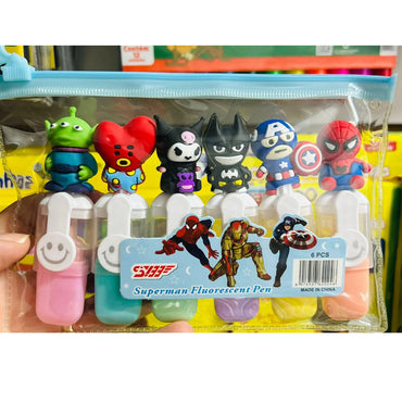 Avenger Theme Wine Bottle Shape Highlighters / sy-709-9