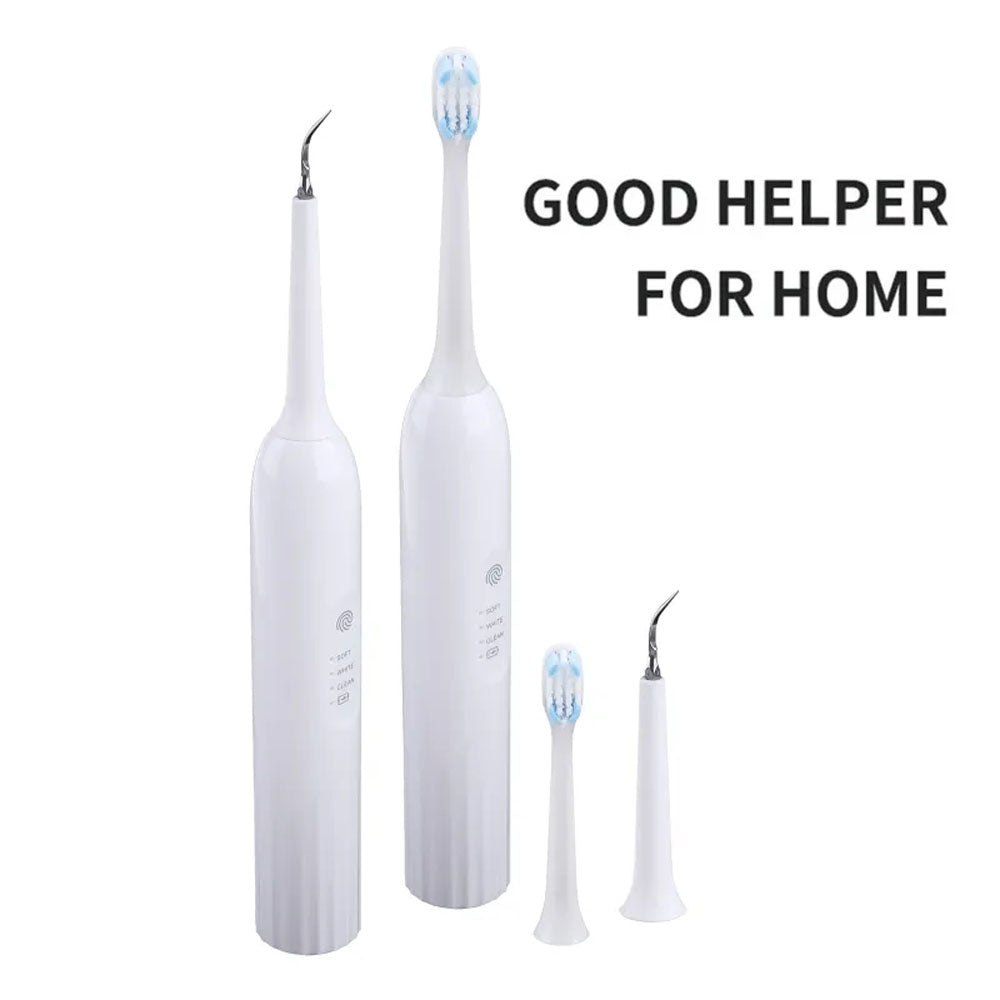 Electric Teeth Cleaner 2 in 1 Electric Teeth with Toothbrush Head