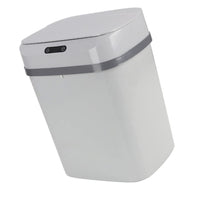 (Net) Smart Sensor Trash Can Plastic to Go Containers Woven Trash Can Smart Garbage Can Touchless Kitchen Box Garbage Storage Container / ZSW-L12