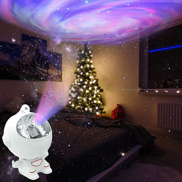 ( NET ) Astronaut Galaxy Projector with Remote Control For Gifts,Baby Adults Bedroom Gaming Room Home and Party