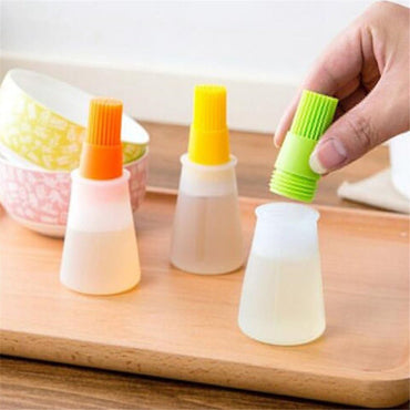 Silicone Squeeze Basting Brush Oil Dispenser