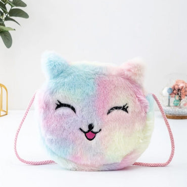 Cat Fluffy Kindergarten Crossbody Bag