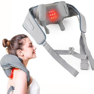 (NET) Rechargeable Shiatsu Neck and Shoulder Massager