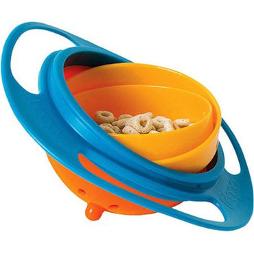 Baby Bowl Kids Rotation Smooth 360 Degrees Dining Entertaining Anti Spill Bowl