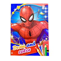 Spider-Man Coloring Book With Stickers