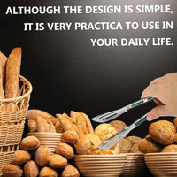 (net) Stainless Steel Kitchen Tongs