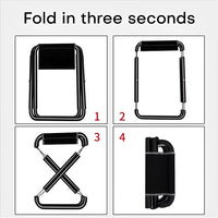 **(NET)**Outdoor Multifunctional Folding Chair Portable 27 x 20 x 31 cm Large