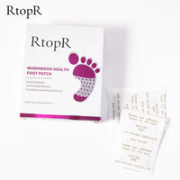 (NET) 10 Pcs Wormwood Health Body Detox Foot Patch/661570