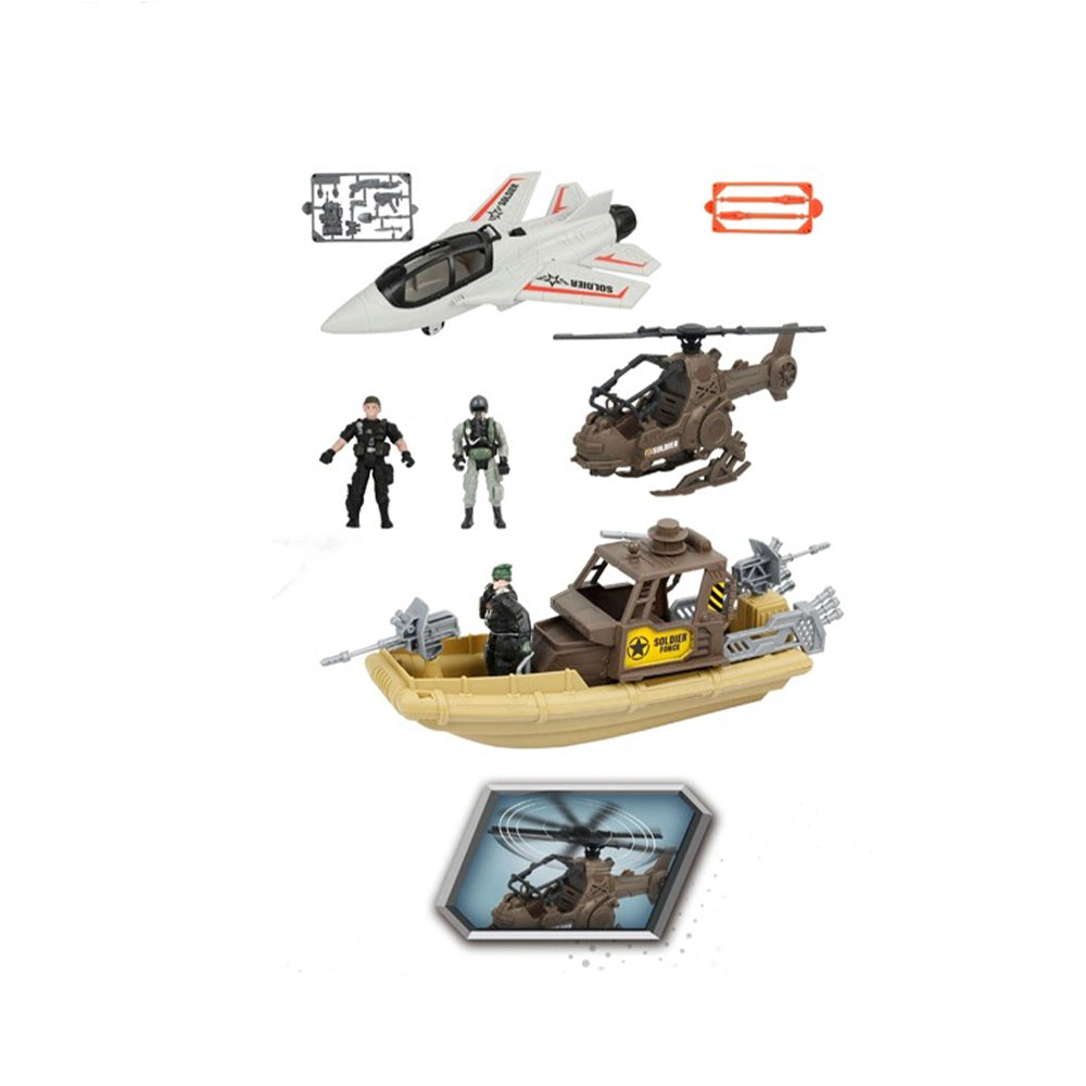 (NET) Combat Vehicles Playset