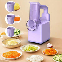 (Net) Multifunctional Electric Roller Vegetable Cutter