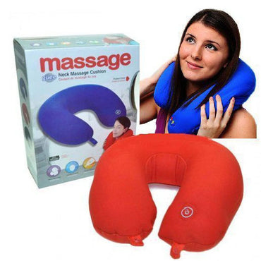 (Net) Guee Vibrating Neck Massage Cushion Pillow